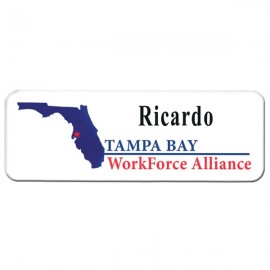 Mini Slimbadge W/ Personalization Custom Imprinted