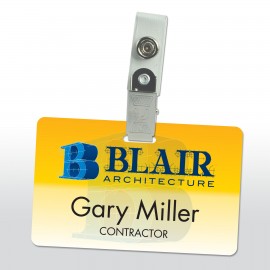 Personalized Small PVC I.D. Badge
