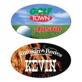 Custom Oval Name Tag  Custom Oval Name Tag