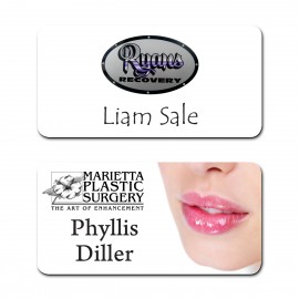 Personalized Ares Plastic Name Badge (1.5"x3")  Personalized Ares Plastic Name Badge (1.5"x3")