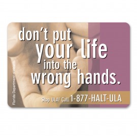 Personalized Laminated Name Badge Full Color (2"x2.875") Rectangle - No Personalization