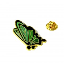 Promotional Lapel Pins With Butterfly / Rubber Clutch-#1