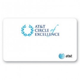 Laminated Name Badge (1.75x3") Rectangle - No Personalization with Logo