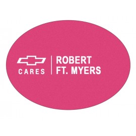 Custom Ares Oval Plastic Name Badge 1.75"X 3"