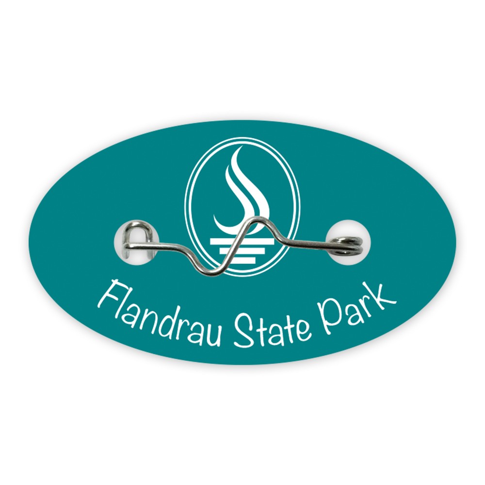 Promotional Beach Badges (1.375" x 2.375" Oval) Promotional Beach Badges (1.375" x 2.375" Oval)