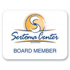 Laminated Name Badge (2.375"X3.125") Rectangle with Logo