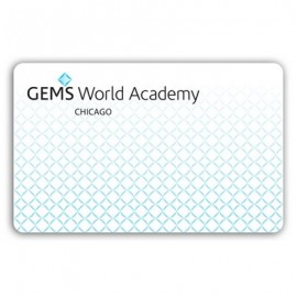 Laminated Name Badge (2.125"x3.375") Rectangle - No Personalization with Logo