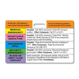 Custom Hospital Emergency Alert/Code Badge