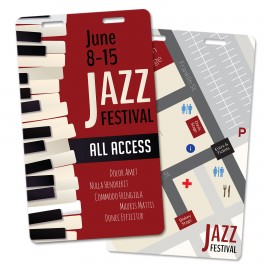 Promotional Large Xpress Permanent Event Name Badges, 3" x 5", 4-Color Front, Blank Back  Promotional Large Xpress Permanent Event Name Badges, 3" x 5", 4-Color Front, Blank Back