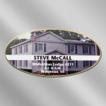 Personalized Oval Name Badge