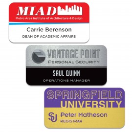 Customized Aluminum Name Badge