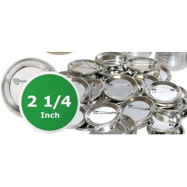 Custom Buttons - 2 1/4 Inch Round, Pin-back with Logo  Custom Buttons - 2 1/4 Inch Round, Pin-back with Logo