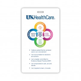 USA Made Laminated Paper Event Badge  20mil Budget-Friendly (2.5"x4.25") Rectangle with Logo