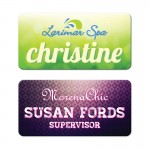 Rectangle Name Tag with Logo