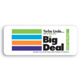 Personalized Laminated Name Badge (1"X2.5") Rectangle