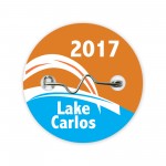 Laminated Beach/Park Badge/Permit/Admission w/ Crimp Pin (2" Round) Variable Data Available with Logo