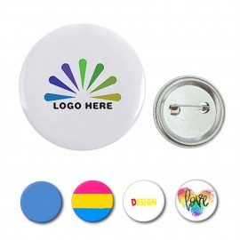 Custom Round Badge Metal Brooch with Logo