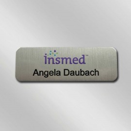 Sublimated Magnetic Name Badge with Logo