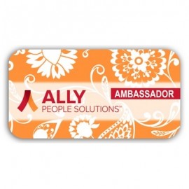 Name Badge (1.5"x2.875") Rectangle with Logo