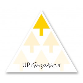 Poly Badge (2.5"X3") Triangle with Logo  Poly Badge (2.5"X3") Triangle with Logo