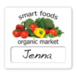 Personalized One Color Over-laminated Vinyl ID Window Badge  Personalized One Color Over-laminated Vinyl ID Window Badge