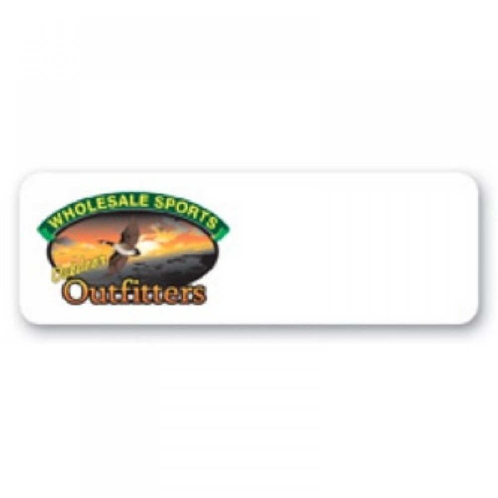 Personalized Laminated Name Badge (1"x3") Rectangle - No Personalization Personalized Laminated Name Badge (1"x3") Rectangle - No Personalization