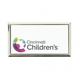 Plastic Framed Badges Square Corners - No Personalization 1.5"X3" (Uv Inkjet) with Logo  Plastic Framed Badges Square Corners - No Personalization 1.5"X3" (Uv Inkjet) with Logo