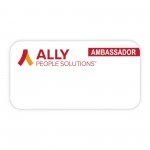 Poly Badge (1.5"X2.875") Rectangle with Logo