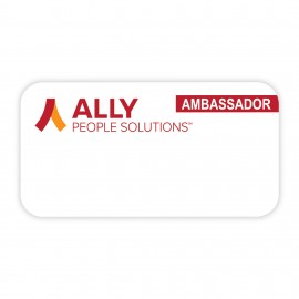 Poly Badge (1.5"X2.875") Rectangle with Logo