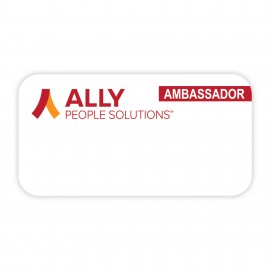 Poly Badge (1.5"X2.875") Rectangle with Logo  Poly Badge (1.5"X2.875") Rectangle with Logo
