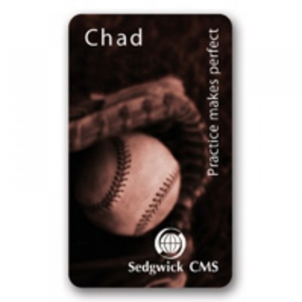 Name Badge w/Personalization 1.5"x2.5" Rectangle with Logo