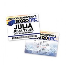 4 x 3 Prem Event Badge-Gloss with Logo  4 x 3 Prem Event Badge-Gloss with Logo