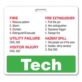 Personalized Full Color Badge Backer (3.125" x 3.375")  Personalized Full Color Badge Backer (3.125" x 3.375")