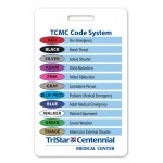 USA Made Laminated Plastic Rectangle Badge Talker with Tag Slot (2-1/8"x3-3/8") with Logo