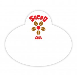 Poly Badge (2.5"X3") Arch Top with Logo