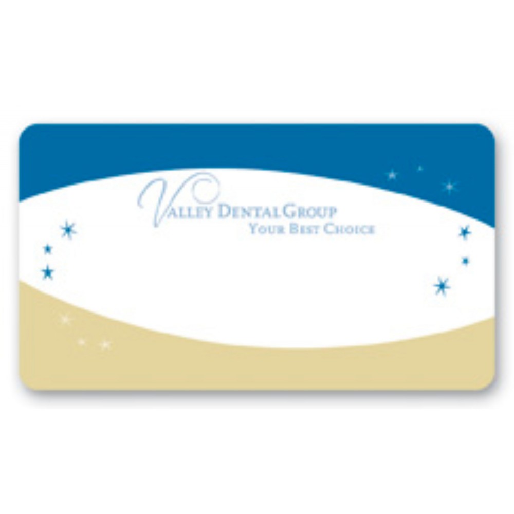 Name Badge (1.75"X3.125") Rectangle with Logo