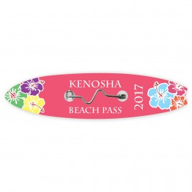 Customized Beach Badges (Surfboard Shape)