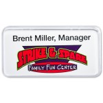 Full Color UV Inkjet Snap-It Lens Badge Personalized Aluminum (1.5"X3") with Logo