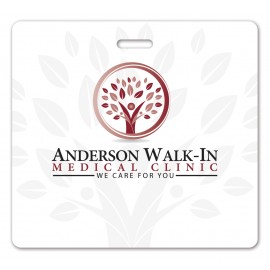 Poly Badge (3.12"x3.375") Rectangle with Logo  Poly Badge (3.12"x3.375") Rectangle with Logo