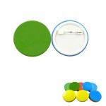 1 1/2" Dia Tinplate Round Badge Logo Imprinted