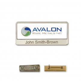 Promotional Rectangular Printed Nametag