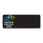 Logo Branded Laminated Name Badge (1.25"x3.5") Rectangle