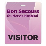 Name Badge (3.375"X3.875") Rectangle with Logo
