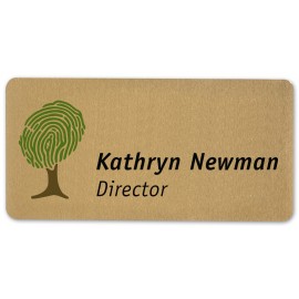 Personalized USA Made Eco-Friendly UV Personalized Aluminum Badges (1-5 Sq. Inches)