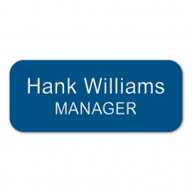 Custom Shape Deluxe Engraved Name Badge (1-5 Square Inches) with Logo  Custom Shape Deluxe Engraved Name Badge (1-5 Square Inches) with Logo