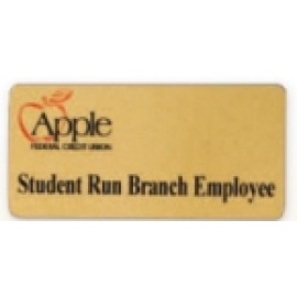 Personalized Digital Full Color Printed Badge (1"x 3")