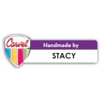 Customized Laminated Personalized Name Badge (1"x3") Rectangle w/Shield end