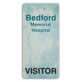 Logo Branded Name Badge (4.375"X2.125") Rectangle