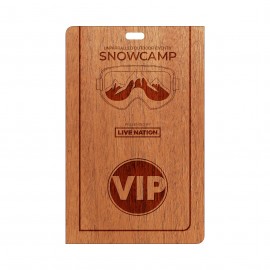Customized Real Wood Event Badge Credential
