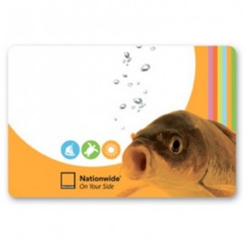Laminated Name Badge (2.5"x3.75") Rectangle - No Personalization with Logo